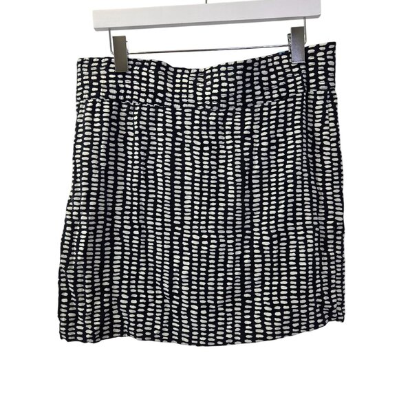Cabi 100% Viscose Reversible Faux Wrap Graphic Print Mini Skirt Size Large (est) - Picture 4 of 8